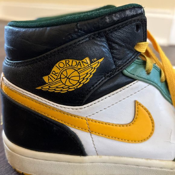 Nike Air Jordan 1 Retro Mid "Sonics" - Picture 6 of 6